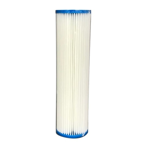10" by 2.5" Jumbo Poly-pleated Water Filter Cartridge 10 micron