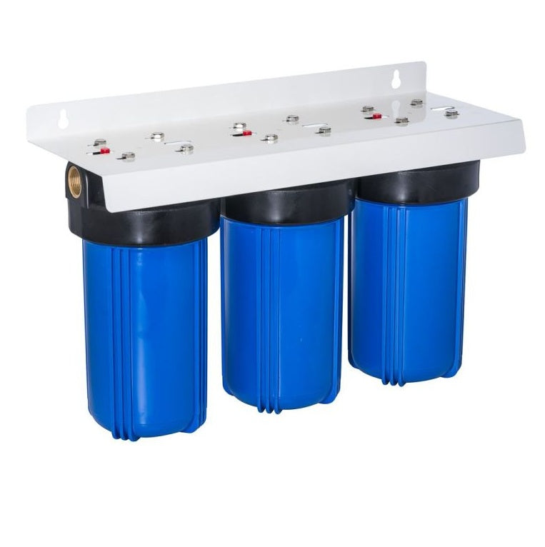 Triple 10" Big Blue Jumbo Filter Housing