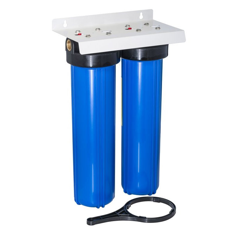 Twin 20" Big Blue Jumbo Filter Housing