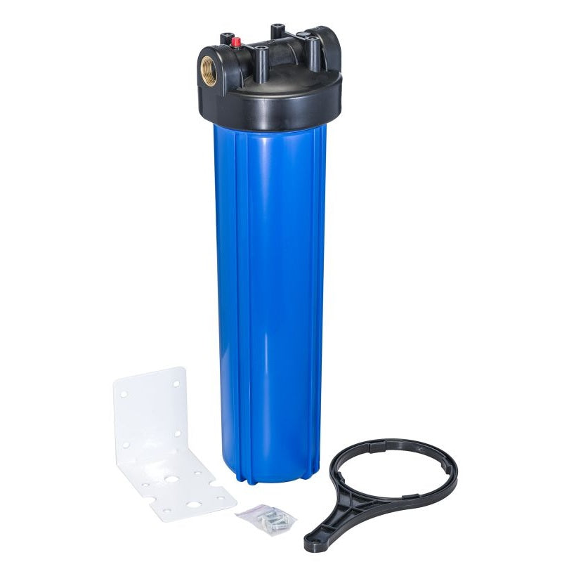 Single 20" Big Blue Jumbo Filter Housing