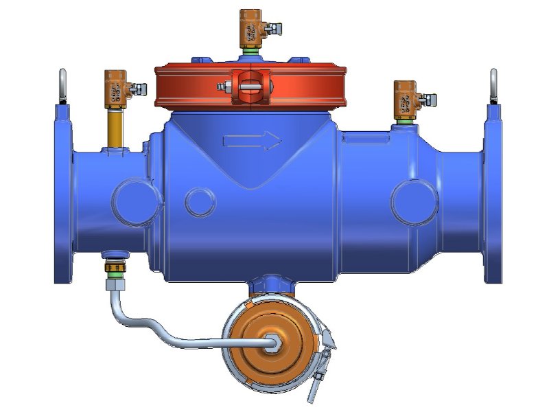 Conbraco 4AE RPZ Backflow Preventer Valve 65mm Table E Flanged w/o Valves