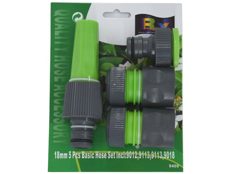 18mm Jumbo Hose Nozle & Fittings Set