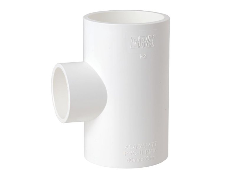 PVC Plain Reducing Tee 150 x 100mm