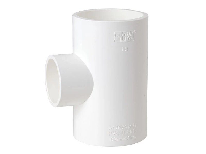 PVC Plain Reducing Tee 200 x 150mm