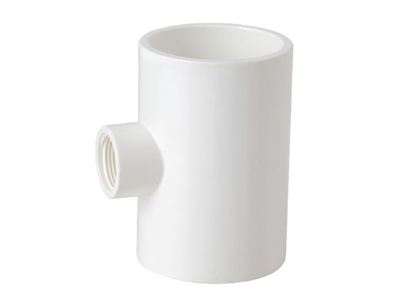 PVC Faucet 90Reducing Tee 40 x 20mm