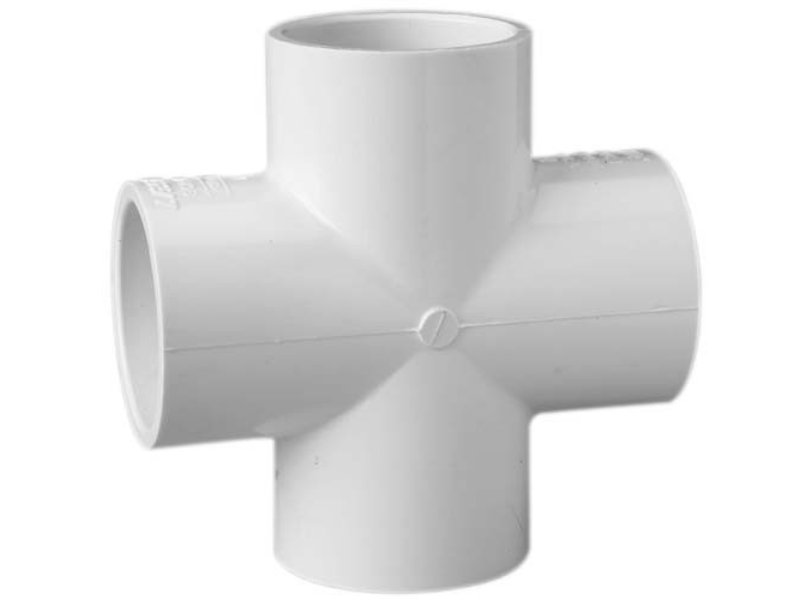 PVC Plain Cross 100mm