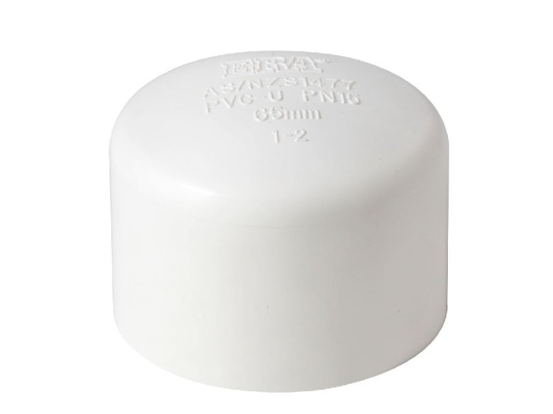 PVC Plain End Cap 125mm