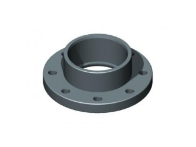 PVC Full Face Flange 100mm Table D (Grey)