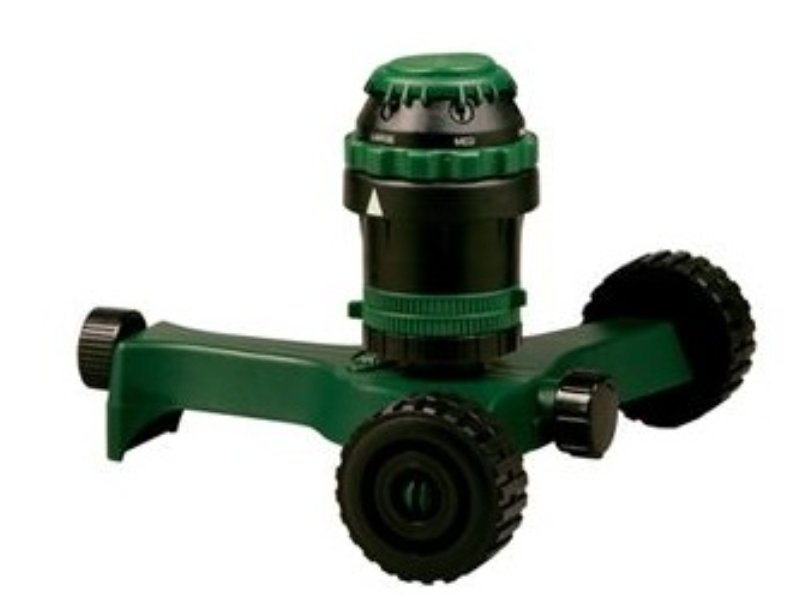 H20 Gear Drive 6 Pattern Sprinkler on Wheel Base