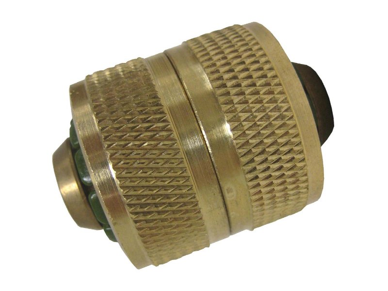 Brass 13mm Hose Joiner, carded