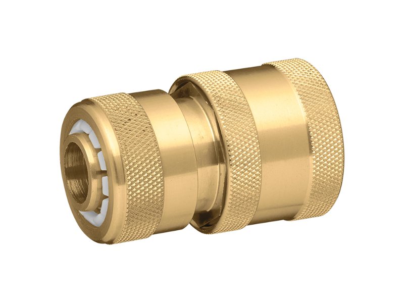 18mm Brass Click-On Hose Connector