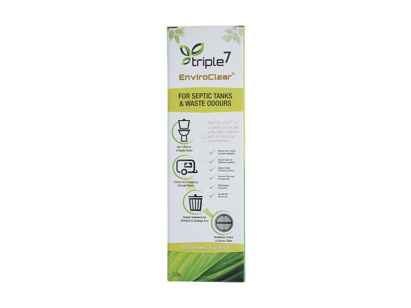 Triple7 EnviroClear eco-friendly septic tank treatment 1L
