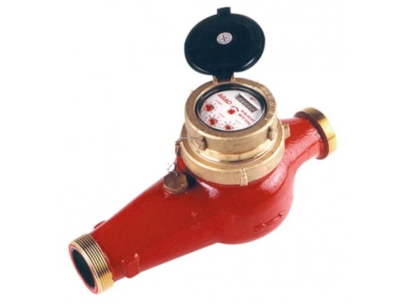 Arad MH Hot Water Meter 32mm EV 1L Pulse c/w Coupling Set