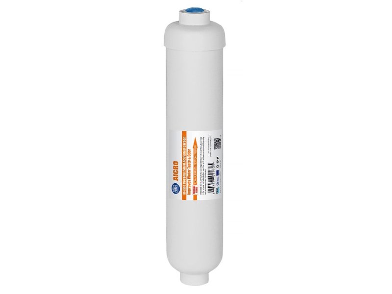 Aquafilter Post-Carbon GAC Cartridge 10" x 2" 1/4" NPT