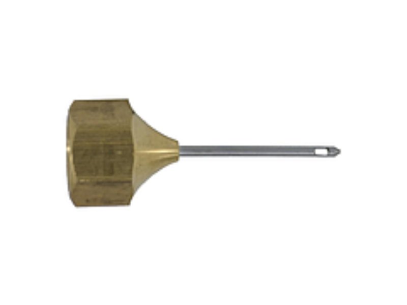 Pressure Check Point Needle - Brass/Stainless