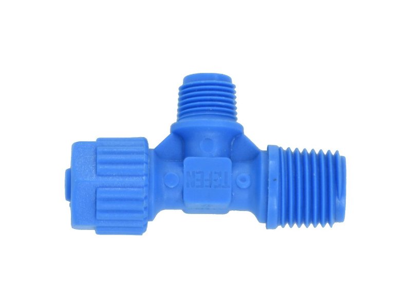 Pressure Check Point Tee 1/8 x 8mm x 1/4