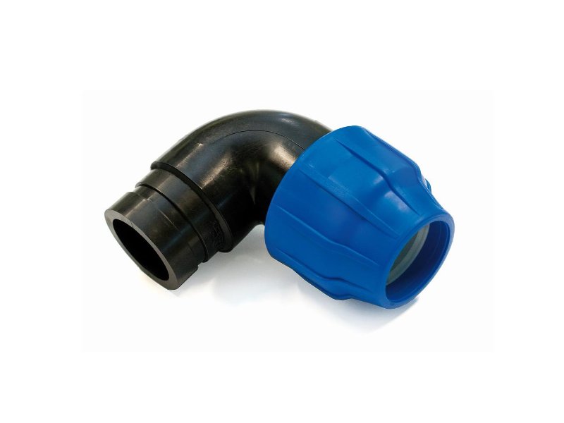 Alfa Rapid Roll Groove Metric Male Elbow 75mm x 2 1/2in RG