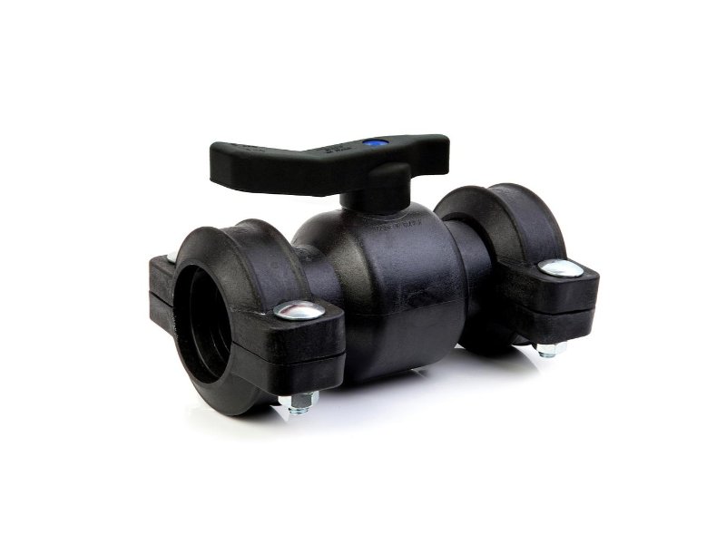 Alfa Rapid Roll Groove PP Ball Valve 50mm