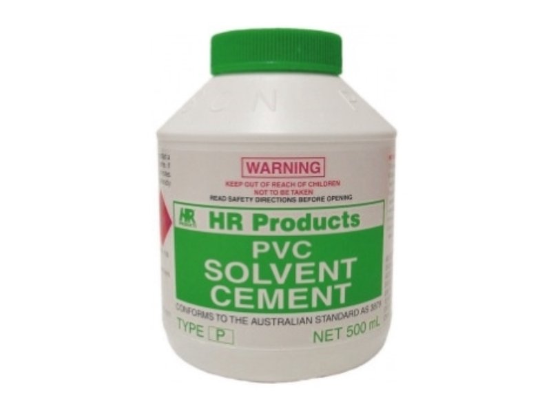 HR Products PVC Solvent Cement 125ml AS/NZS3879