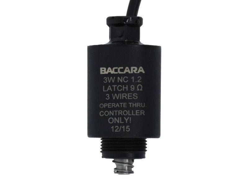 Baccara 12VDC (9Ohm) 3 way NC Latching Coil 3 Wire