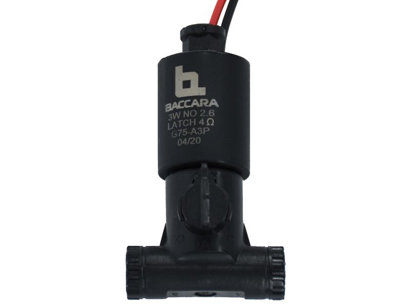 Baccara 3-Way NO pilot c/w 12-18VDC (4Ohm) Latching Coil