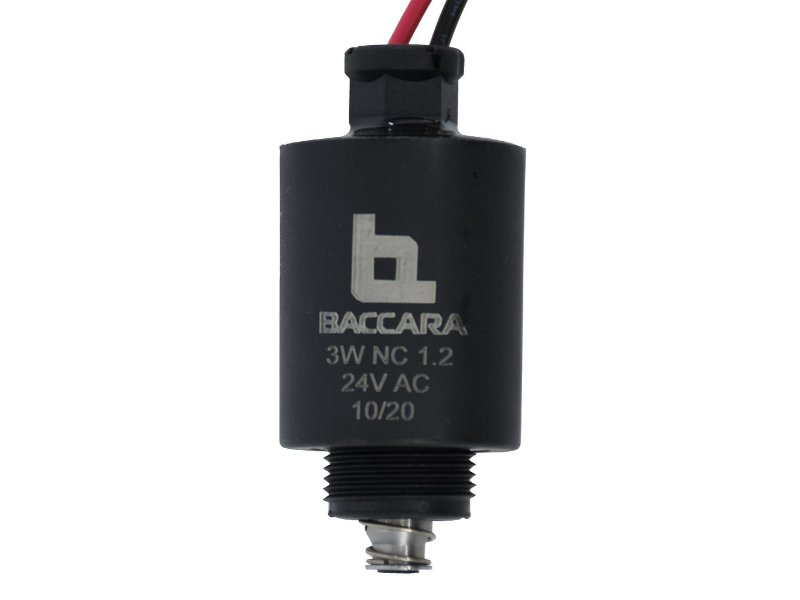 Baccara 24 VAC Solenoid Coil 3w N/Closed Coil
