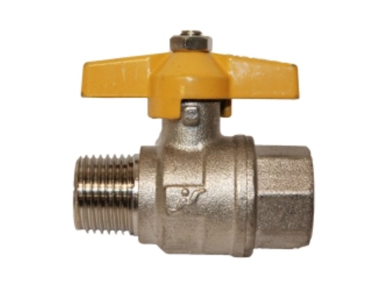 WSP Brass Ball Valve 8mm M/F Short Tee Handle