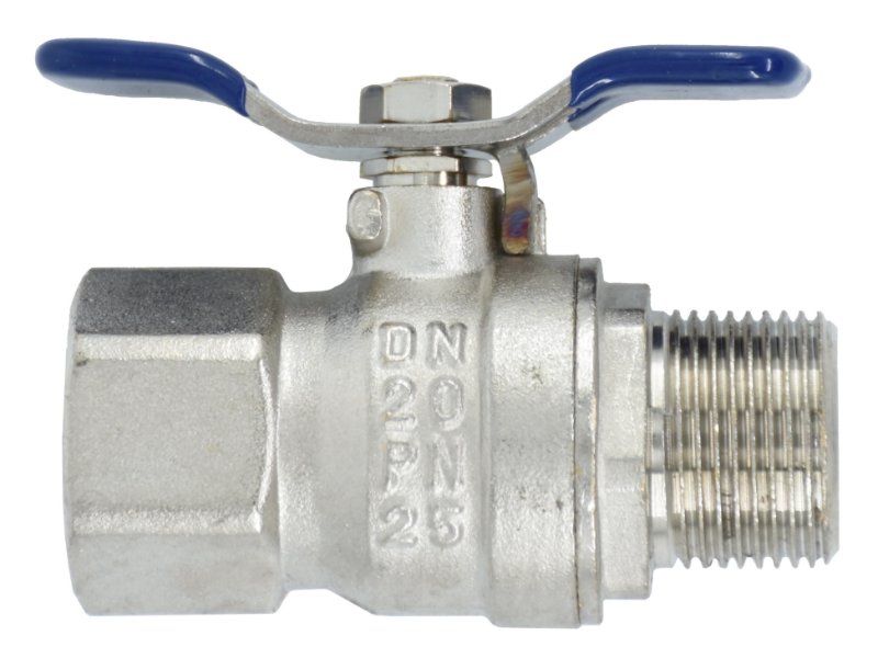WSP Brass Ball Valve 20mm M/F Short Tee Handle