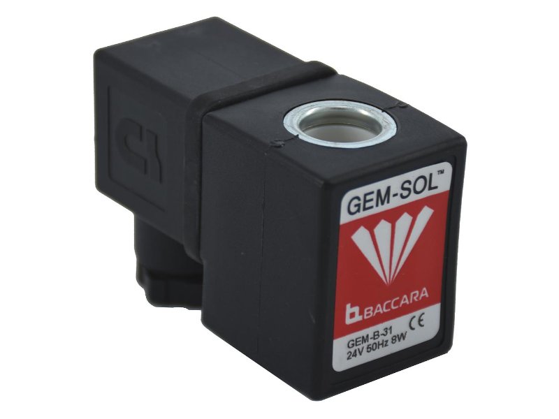 Baccara 24 VAC Gemsol Solenoid Coil 8w