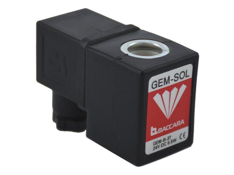 Baccara 24VDC Gemsol Solenoid Coil 5.5W