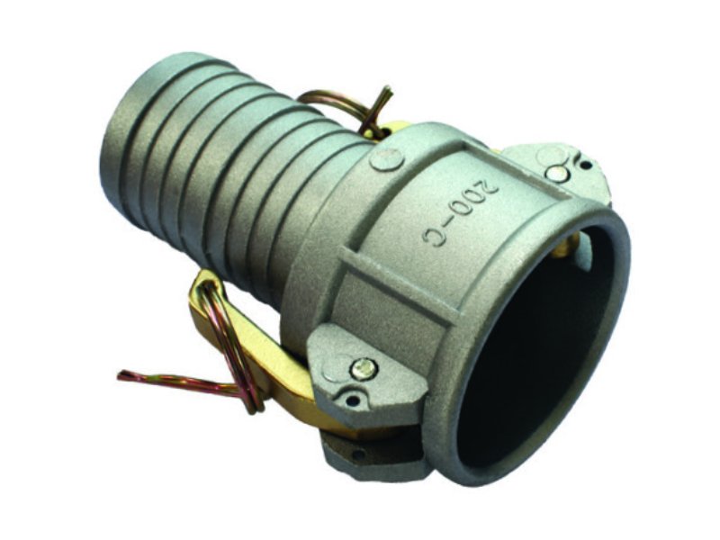 Camlock AL 13mm Type C Female Coupler x Hose Tail