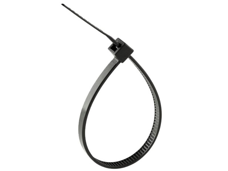 Normafix Cable Tie 140mm x 3.6mm Black - 100 Pack
