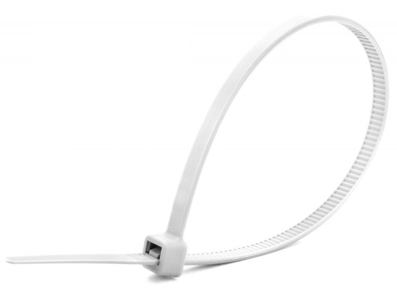 Normafix Cable Tie 290mm x 4.8mm Natural (White) - 100 Pack