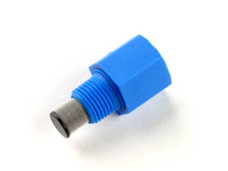 Tefen 1/8M x 1/8 F Finger Filter - Plastic