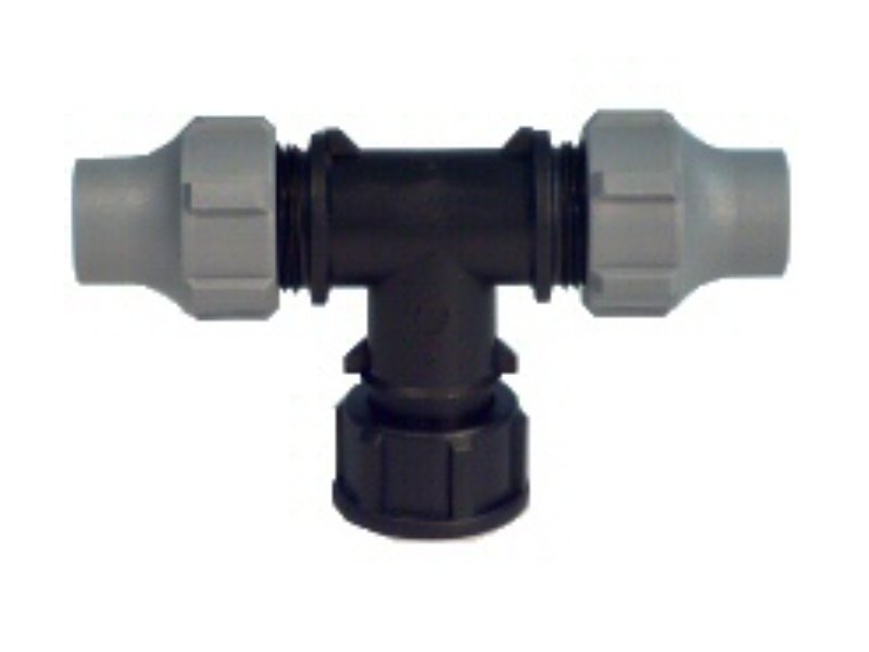 Tavlit Dripline Tee 16/17mm Nut Lock x 20mm Female Swivel