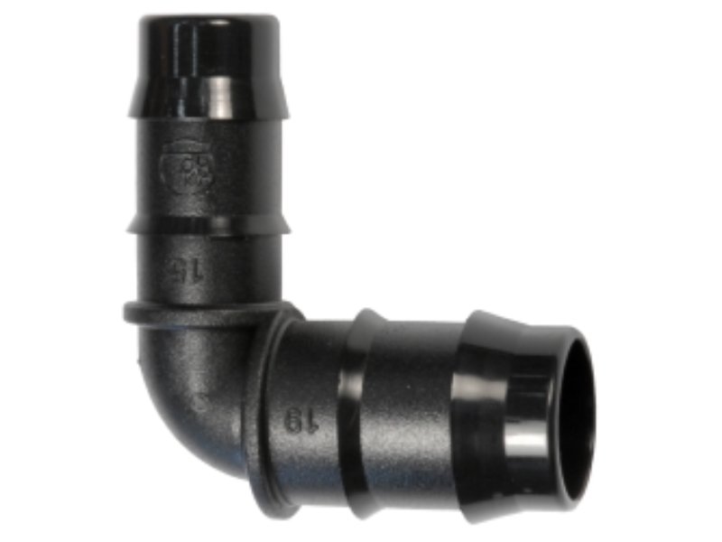 Antelco Reducing Elbow 19mm Lateral x 17mm Dripline Double Barb (47305)