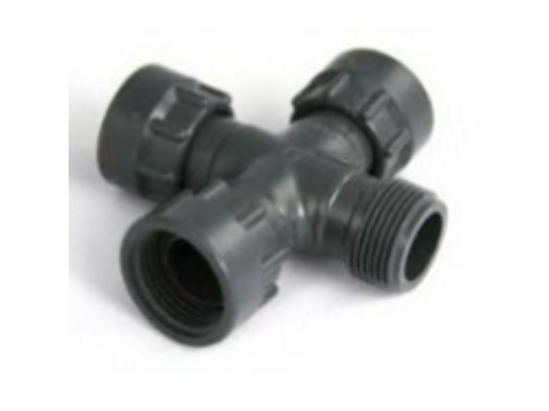 Dura Manifold Cross 25mm F x M x F x F