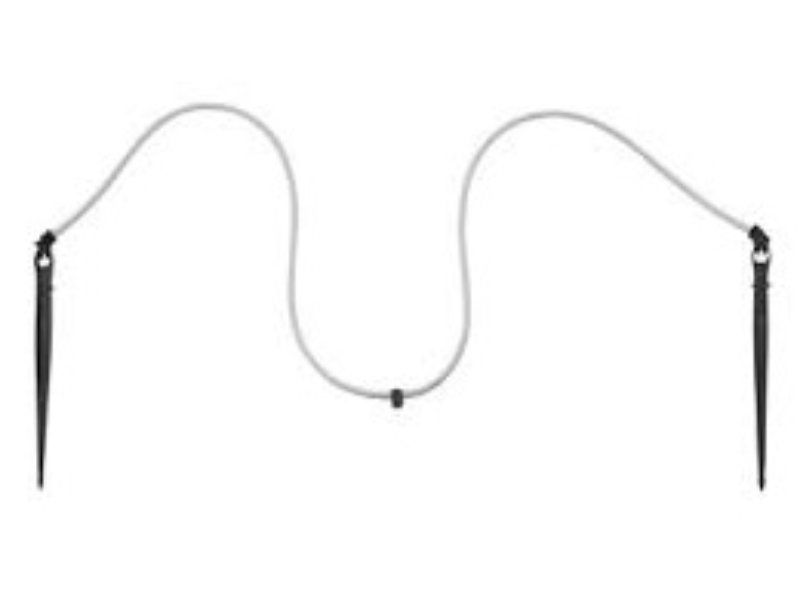 2 Way Adaptor c/w 60cm Tube & DriPegs Assembled