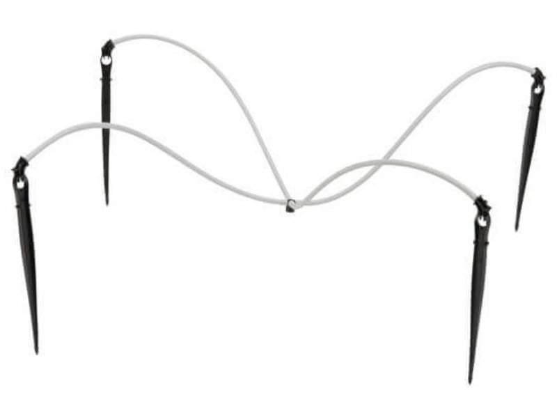 4 Way Adaptor c/w 60cm Tube & DriPegs Assembled