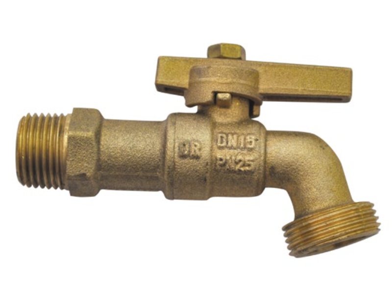 DZR Ball Hose Tap 20mm Male