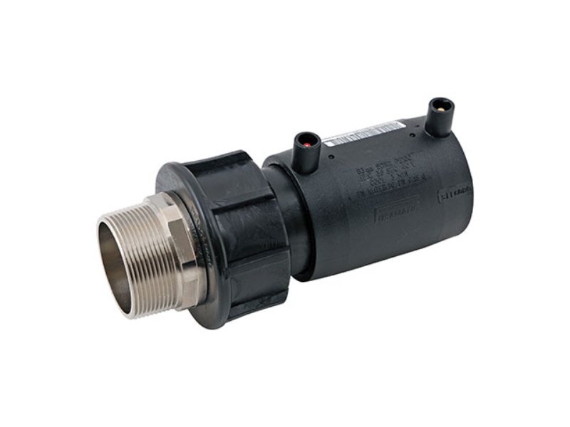 Electrofusion Transition Coupler PE 40 x 32mm BSP Male