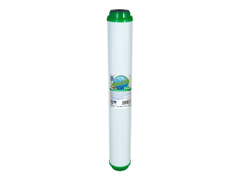 Aquafilter Cartridge 20in Std Granular Coconut Shell Carbon with KDF
