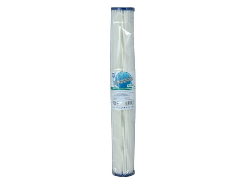 Aquafilter Cartridge 20in Std Polyester Pleated 20 Micron