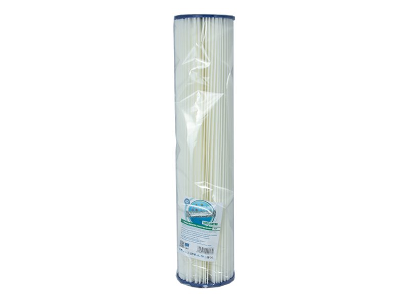 Aquafilter Cartridge 20in Big Polyester Pleated 5 Micron