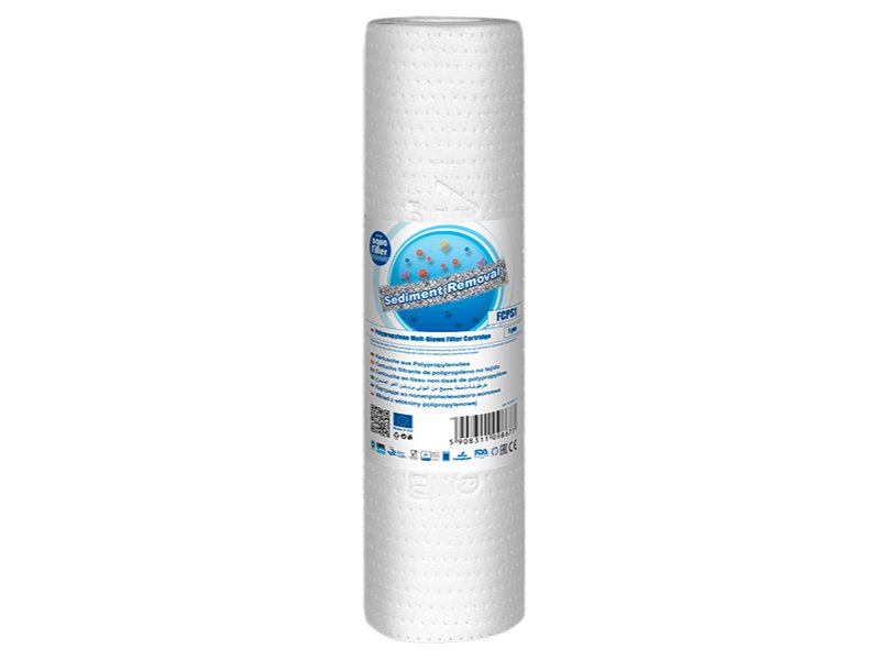 Aquafilter Cartridge 10in Std Melt-Blown Polypropylene 1 Micron