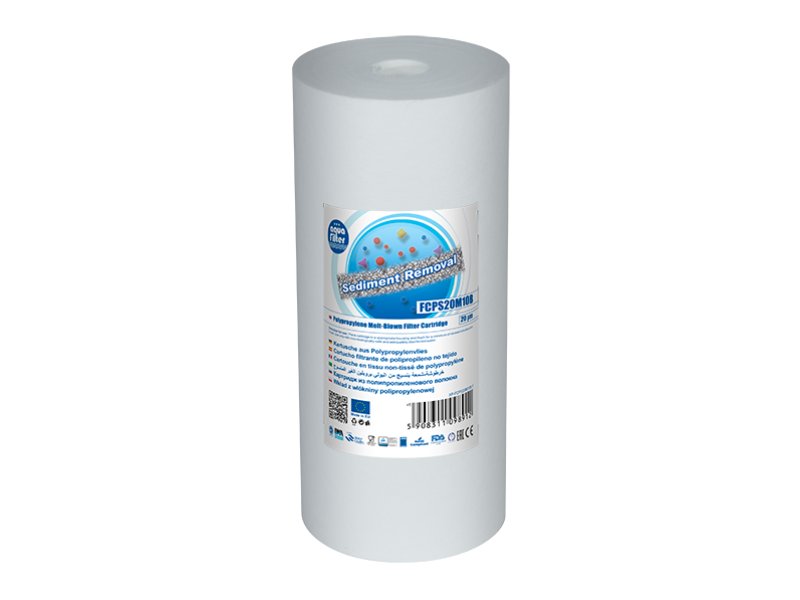 Aquafilter Cartridge 10in Big Melt-Blown Polypropylene 20 Micron