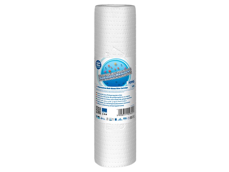 Aquafilter Cartridge 10in Std Melt-Blown Polypropylene 5 Micron