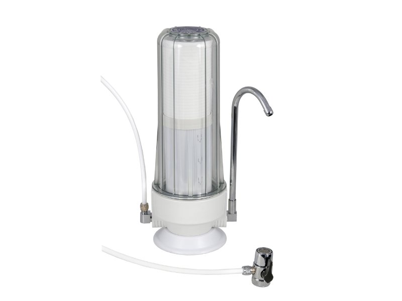 Aquafilter Countertop Filter c/w 2-Stage Cartridge & Faucet
