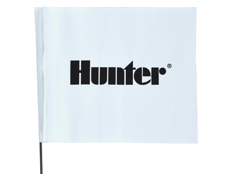 Hunter Irrigation White Marker Flags (bundle of 100)
