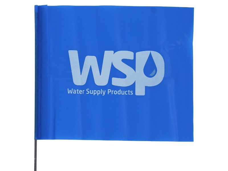 WSP Blue Irrigation Marker Flags (bundle of 100)